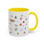 Mammoth Cave National Park Christmas Mug | Watercolor Travel Souvenir | Holiday Gift | Accent Ceramic Coffee Cup 11oz 15oz