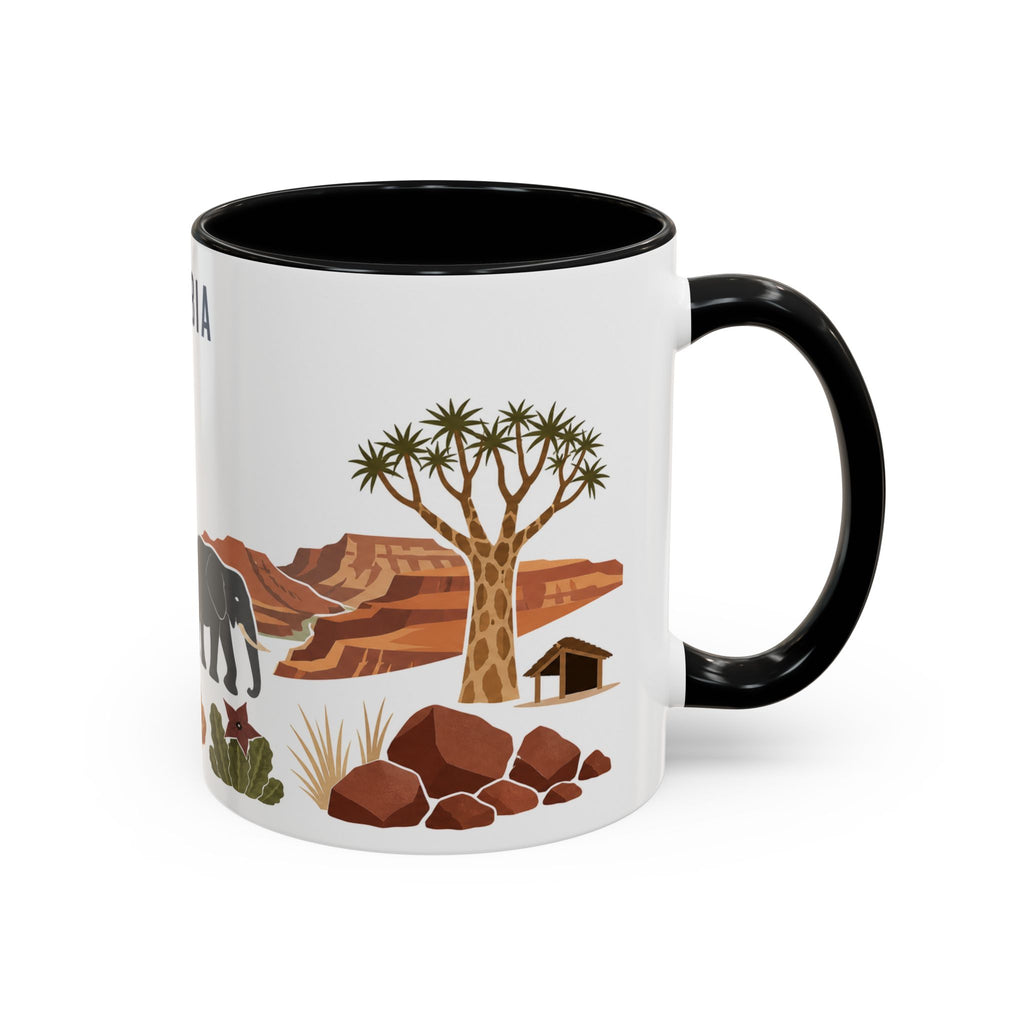 Namibia Coffee Mug | Travel Souvenir Accent Mug | Country Gift Ceramic Cup 11oz 15oz