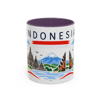Indonesia Coffee Mug | Travel Souvenir Accent Mug | Country Gift Ceramic Cup 11oz 15oz