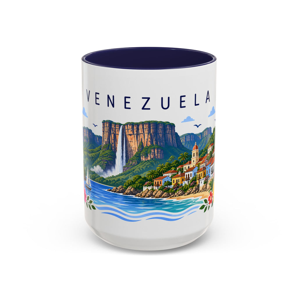 Venezuela Coffee Mug | Travel Souvenir Accent Mug | Place Gift Ceramic Cup 11oz 15oz