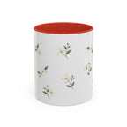 Idaho Syringa Mug, State Flower Floral Coffee Cup, 11oz Botanical Gift