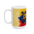 Colombia Soccer Spirit Coffee Mug | Soccer Fan Gift | Ceramic 11oz 15oz Match Day Cup