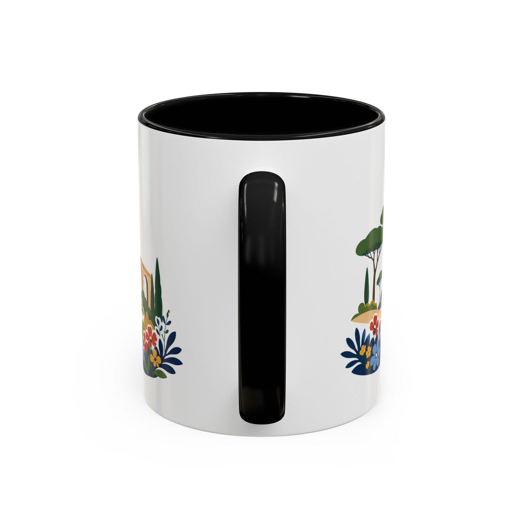 Rome Coffee Mug | Italy Travel Souvenir | Porcelain Decal City Gift | 11oz 15oz Accent Mug