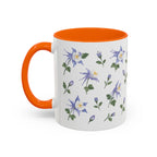 Colorado Rocky Mountain columbine Mug, State Flower Floral Coffee Cup, 11oz Botanical Gift