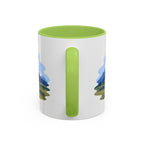 Wrangell-St. Elias National Park Coffee Mug | Solid Color Block Park Souvenir | 11oz 15oz Accent Mug