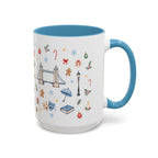 London Christmas Mug | Watercolor City Souvenir, Travel Memories, Ceramic Coffee Cup