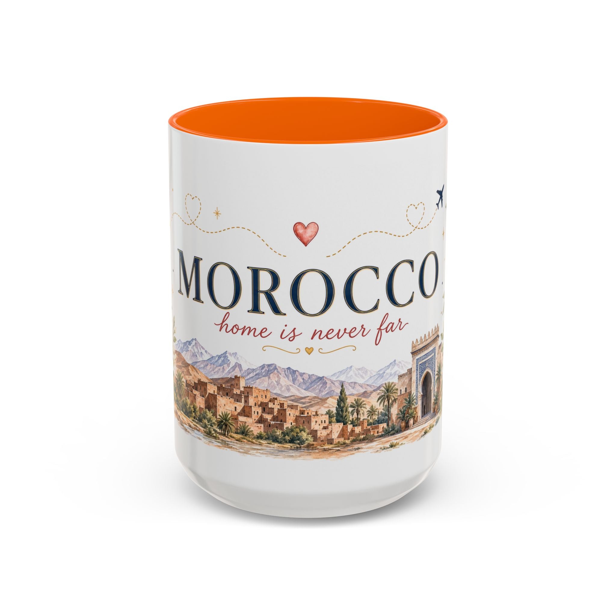 Morocco Home Country Mug | Moving Away Gift | Long Distance Friendship | 11 oz 15 oz Accent Mug