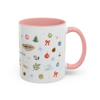 Mammoth Cave National Park Christmas Mug | Watercolor Travel Souvenir | Holiday Gift | Accent Ceramic Coffee Cup 11oz 15oz