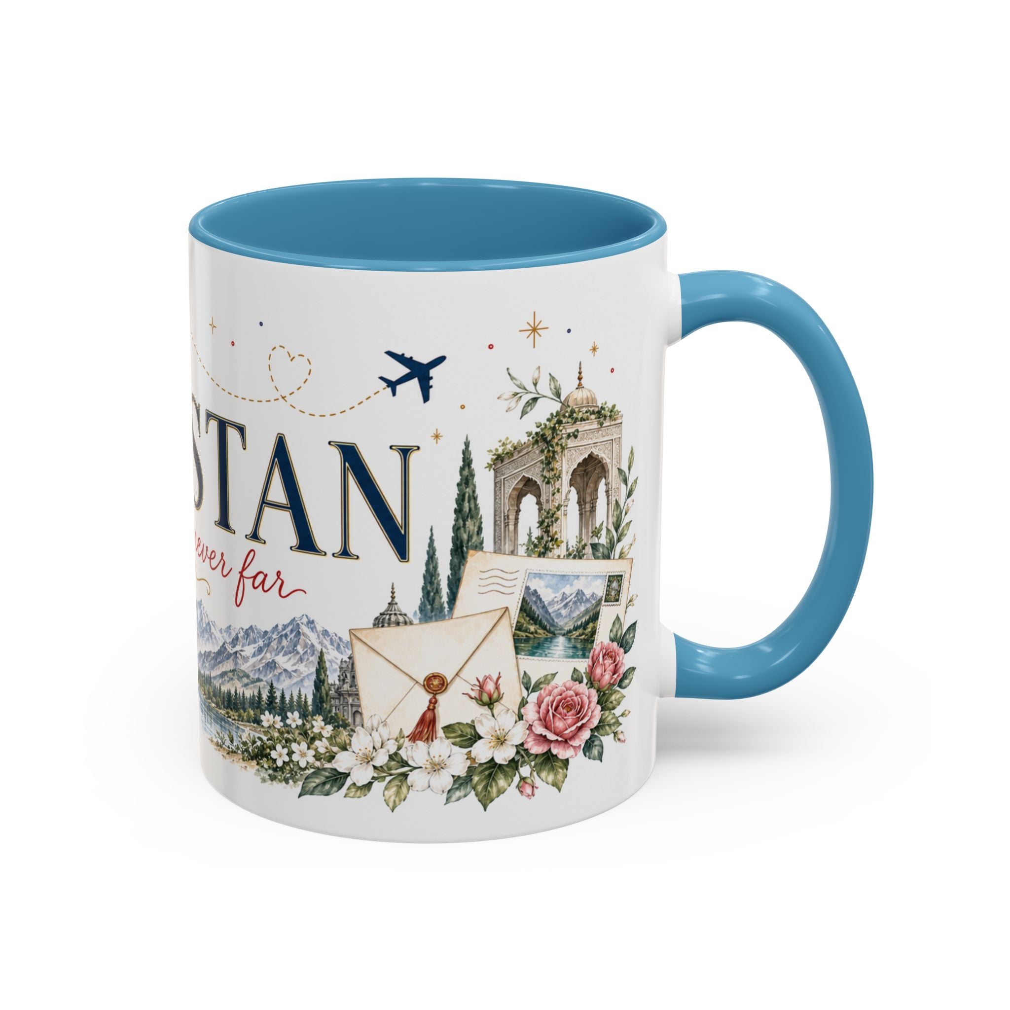 Pakistan Home Country Mug | Moving Away Gift | Long Distance Friendship | 11 oz 15 oz Accent Mug