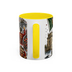 Portugal Soccer Coffee Mug | World Cup Fan Gift | Accent Color Ceramic 11oz 15oz Match Day Cup