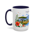 Tanzania Coffee Mug | Travel Souvenir Accent Mug | Place Gift Ceramic Cup 11oz 15oz