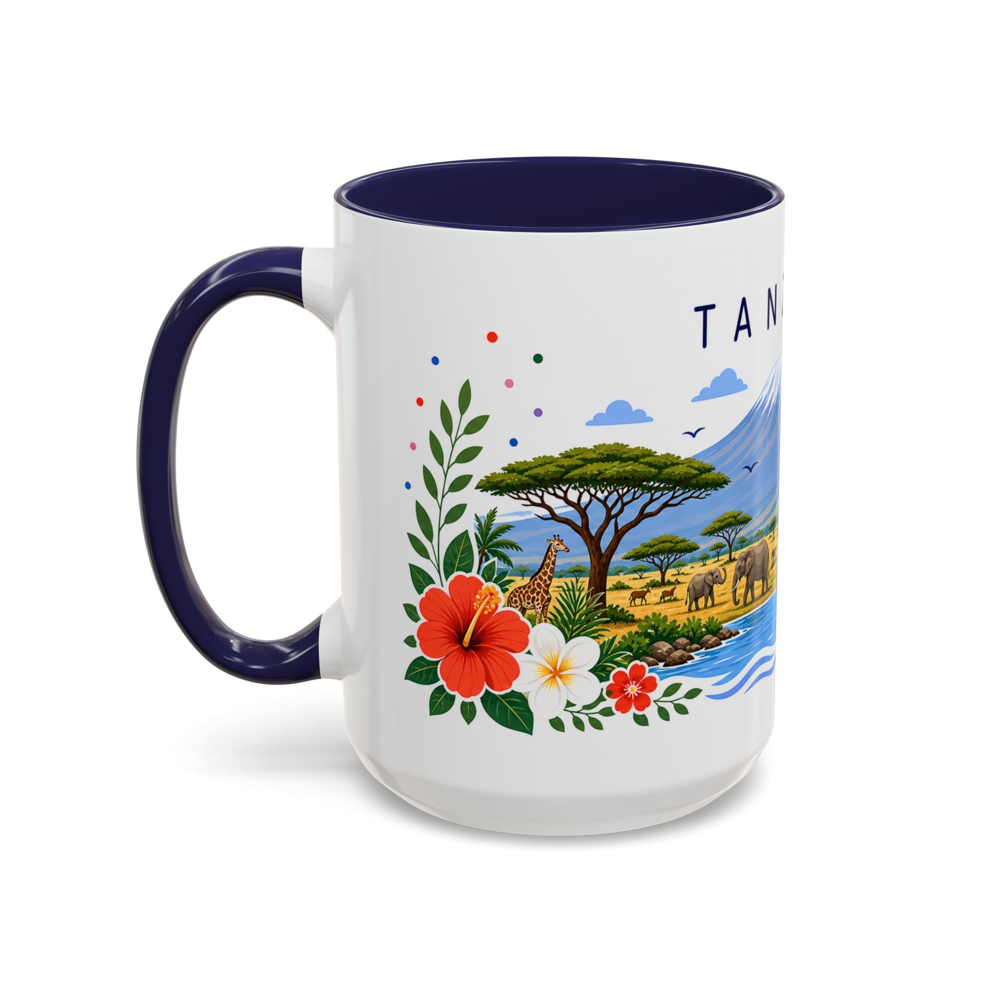 Tanzania Coffee Mug | Travel Souvenir Accent Mug | Place Gift Ceramic Cup 11oz 15oz