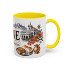 Pune Coffee Mug | India Travel Souvenir | Vintage Illustrated City Gift | 11 oz 15 oz Accent Mug