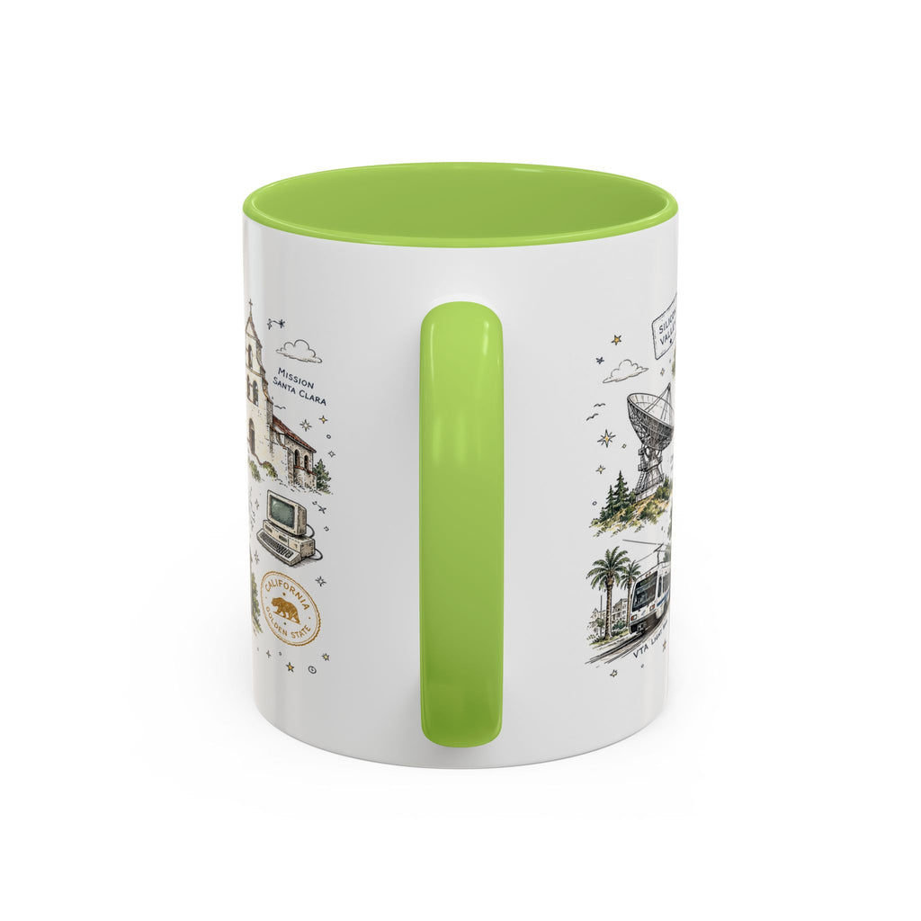 San Jose Coffee Mug | California Souvenir City Gift | Accent Color Ceramic 11oz 15oz