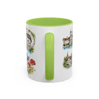 Lucerne Illustrated Travel Mug | City Souvenir Accent Coffee Mug | 11oz 15oz Ceramic Cup