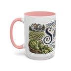 Salinas Coffee Mug | United States Travel Souvenir | Vintage Illustrated City Gift | 11 oz 15 oz Accent Mug