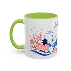 Japan Coffee Mug | Travel Souvenir Accent Mug | Country Gift Ceramic Cup 11oz 15oz