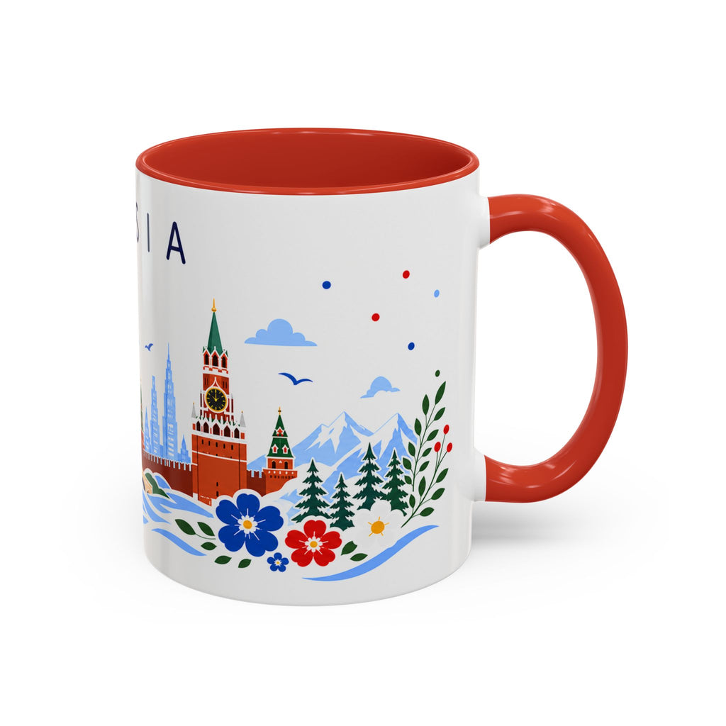 Russia Coffee Mug | Travel Souvenir Accent Mug | Place Gift Ceramic Cup 11oz 15oz