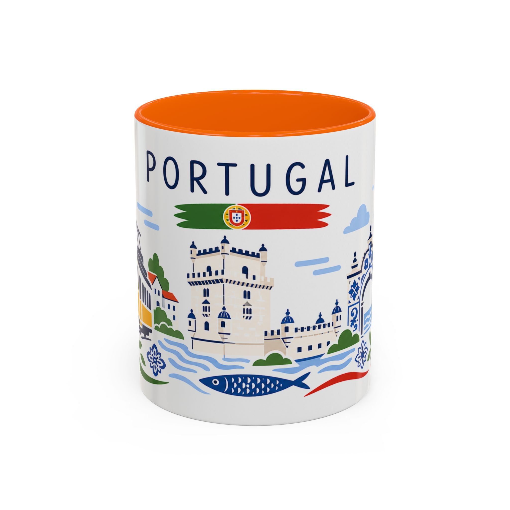 Portugal Coffee Mug | Travel Souvenir Accent Mug | Country Gift Ceramic Cup 11oz 15oz