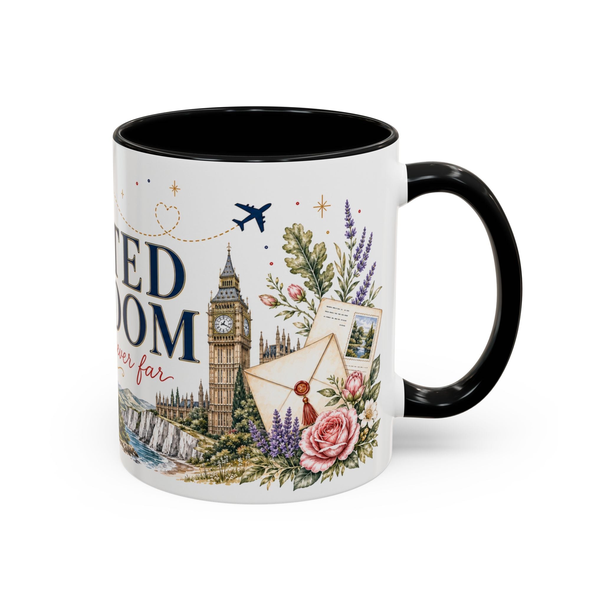 United Kingdom Home Country Mug | Moving Away Gift | Long Distance Friendship | 11 oz 15 oz Accent Mug