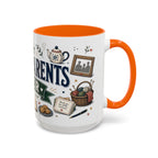 Best Grandparents Ever Coffee Mug | Gift From Grandkids | Accent Color Ceramic 11oz 15oz