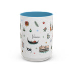 Venice Christmas Mug | Watercolor City Souvenir, Travel Memory Cup