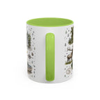 Olympic Coffee Mug | National Park Hiking Rainforest Gift | Accent Color Ceramic 11oz 15oz