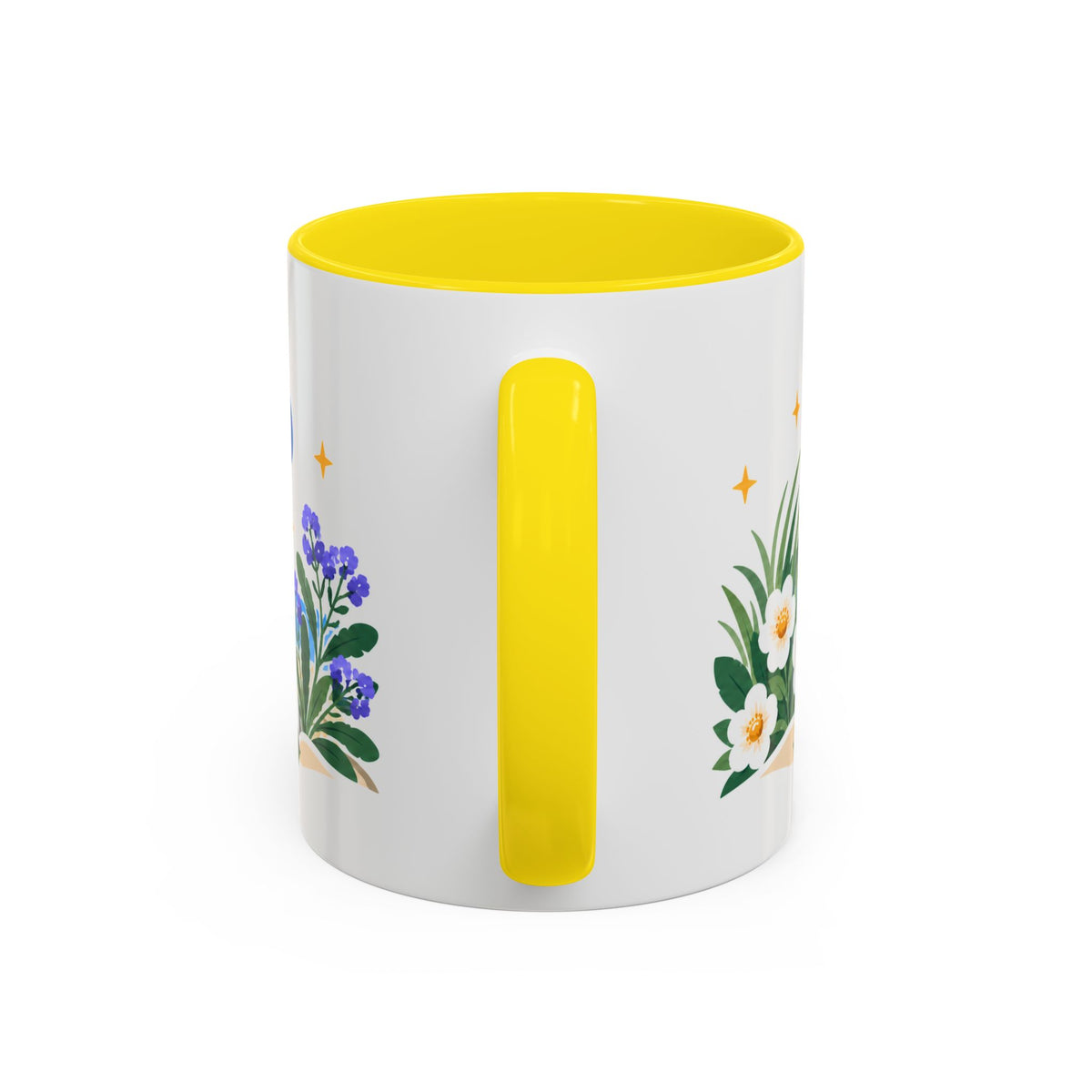 Cancer Zodiac Coffee Mug | Crab and Coastal Design | Astrology Birthday Gift | 11 oz 15 oz Ceramic Accent Mug