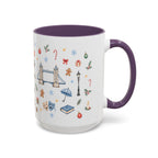 London Christmas Mug | Watercolor City Souvenir, Travel Memories, Ceramic Coffee Cup