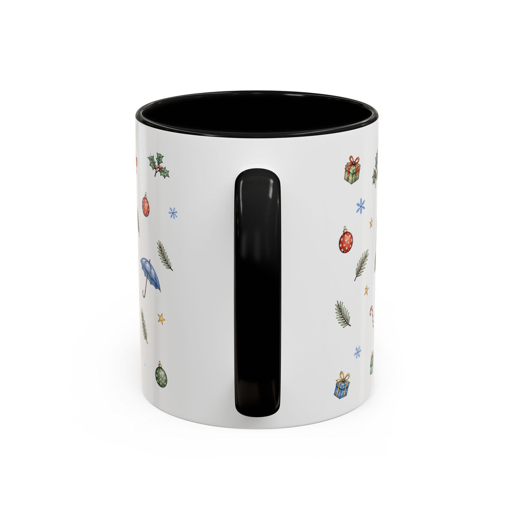 Amsterdam Christmas Watercolor Mug | Festive City Souvenir Coffee Cup