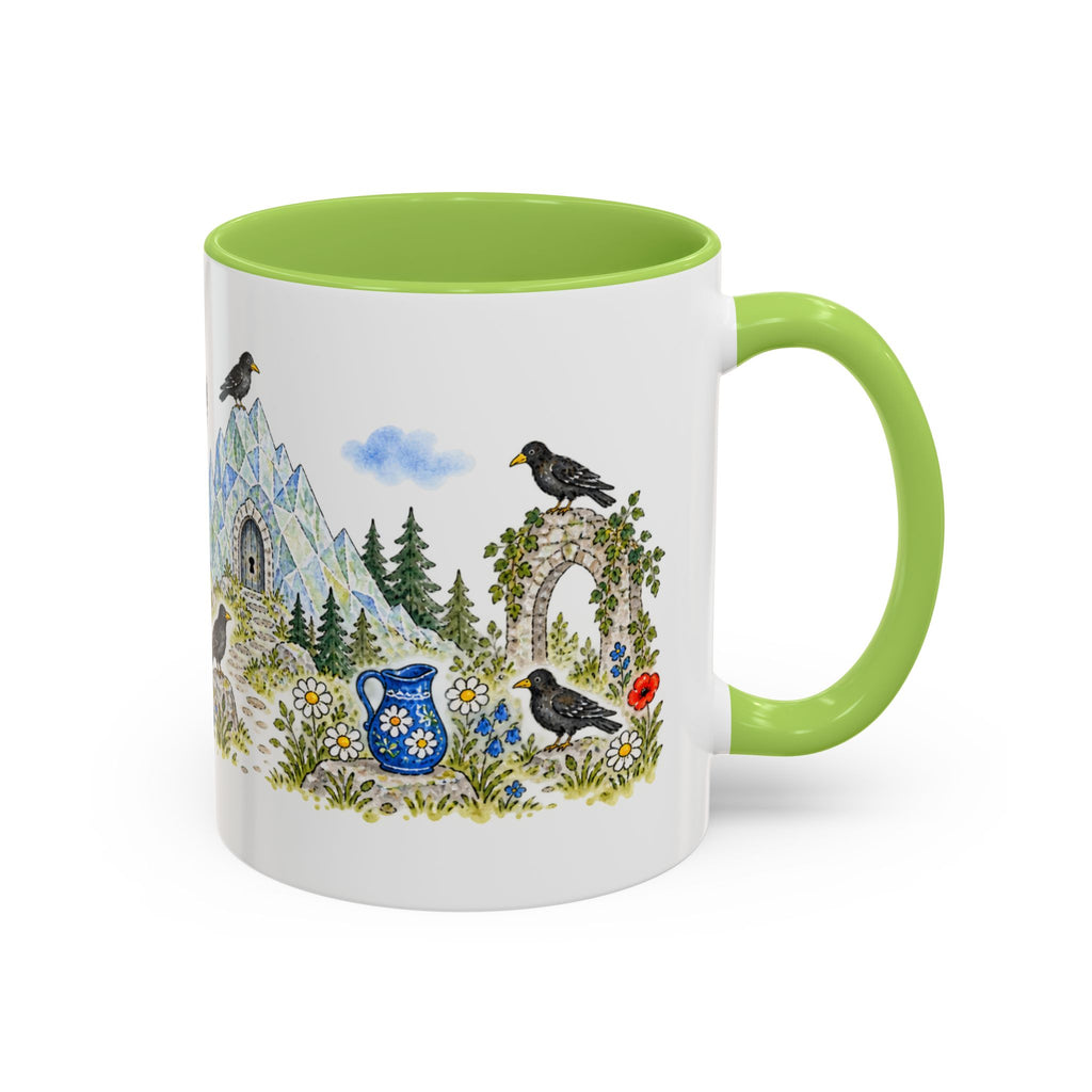 The Seven Ravens Mug | Storybook Fairy Tale Accent Coffee Mug | EveryLegend