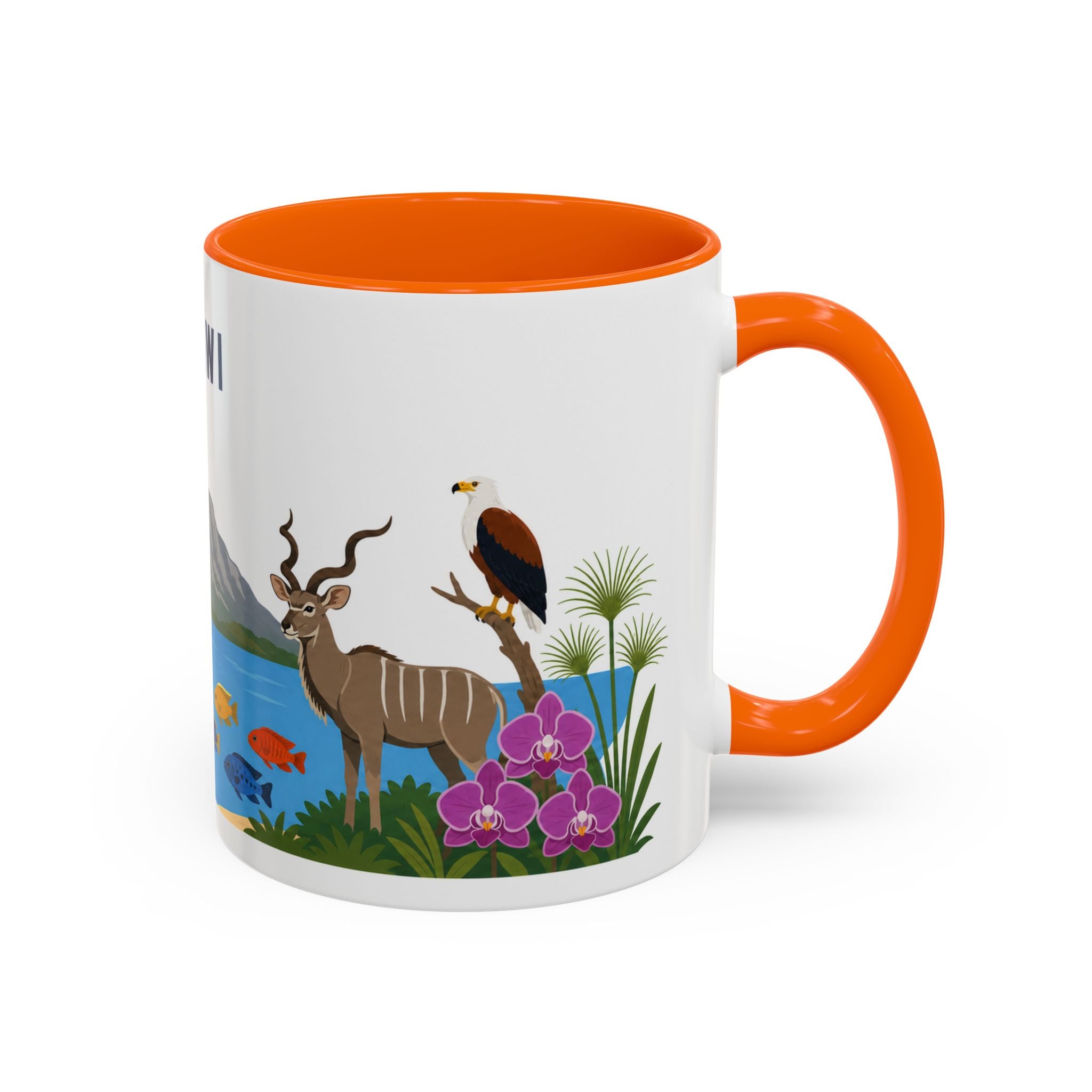 Malawi Coffee Mug | Travel Souvenir Accent Mug | Country Gift Ceramic Cup 11oz 15oz