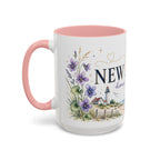 New Jersey Home State Mug | Moving Away Gift | Long Distance Friendship Coffee Cup | 11oz 15oz Accent Mug