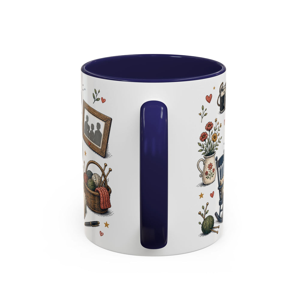 Best Grandparents Ever Coffee Mug | Gift From Grandkids | Accent Color Ceramic 11oz 15oz