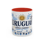 Uruguay Soccer Coffee Mug | World Cup Fan Gift | Accent Color Ceramic 11oz 15oz Match Day Cup
