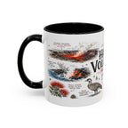 Hawaii Volcanoes National Park Coffee Mug | Hawaii Big Island Lava Volcano Gift | Accent Color Ceramic 11oz 15oz