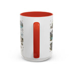 Glacier Coffee Mug | National Park Hiking Montana Gift | Accent Color Ceramic 11oz 15oz