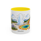 Yellowstone National Park Mug | US Travel Souvenir Accent Coffee Mug | 11oz 15oz Ceramic Cup
