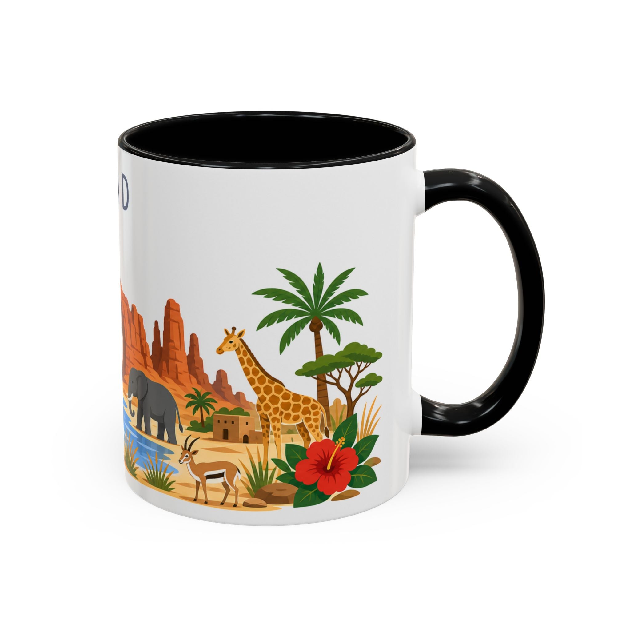 Chad Coffee Mug | Travel Souvenir Accent Mug | Country Gift Ceramic Cup 11oz 15oz