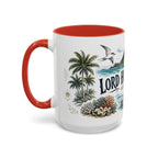Lord Howe Island Mug, Australia Travel Souvenir, Bucket List Gift, Accent Ceramic Coffee Mug 11oz 15oz