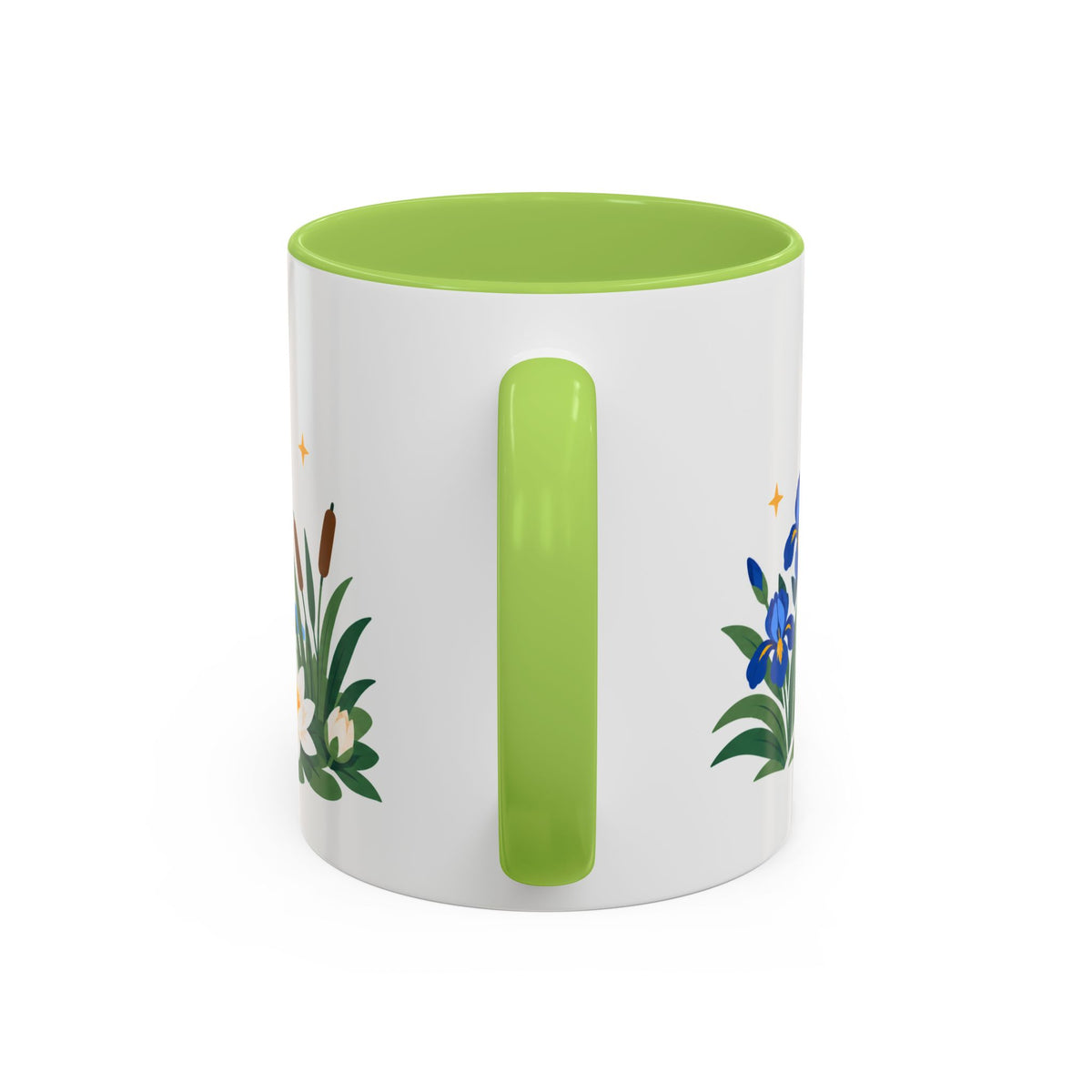 Aquarius Zodiac Coffee Mug | Water Bearer Design | Astrology Birthday Gift | 11 oz 15 oz Ceramic Accent Mug