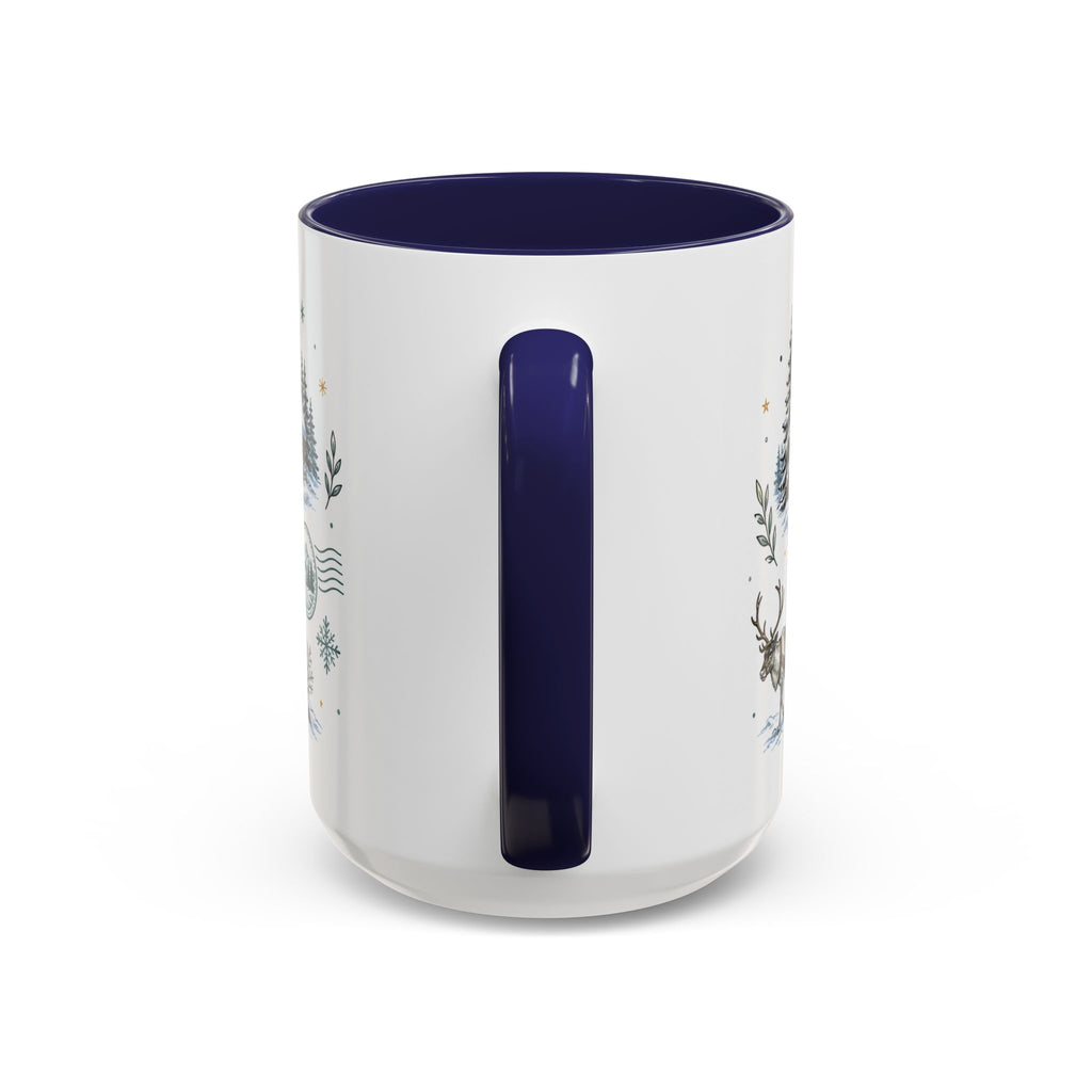 Lapland Coffee Mug | Travel Destination Souvenir Gift | Accent Color Ceramic 11oz 15oz