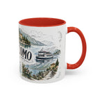 Lake Como Mug, Italy Travel Souvenir, Bucket List Gift, Accent Ceramic Coffee Mug 11oz 15oz
