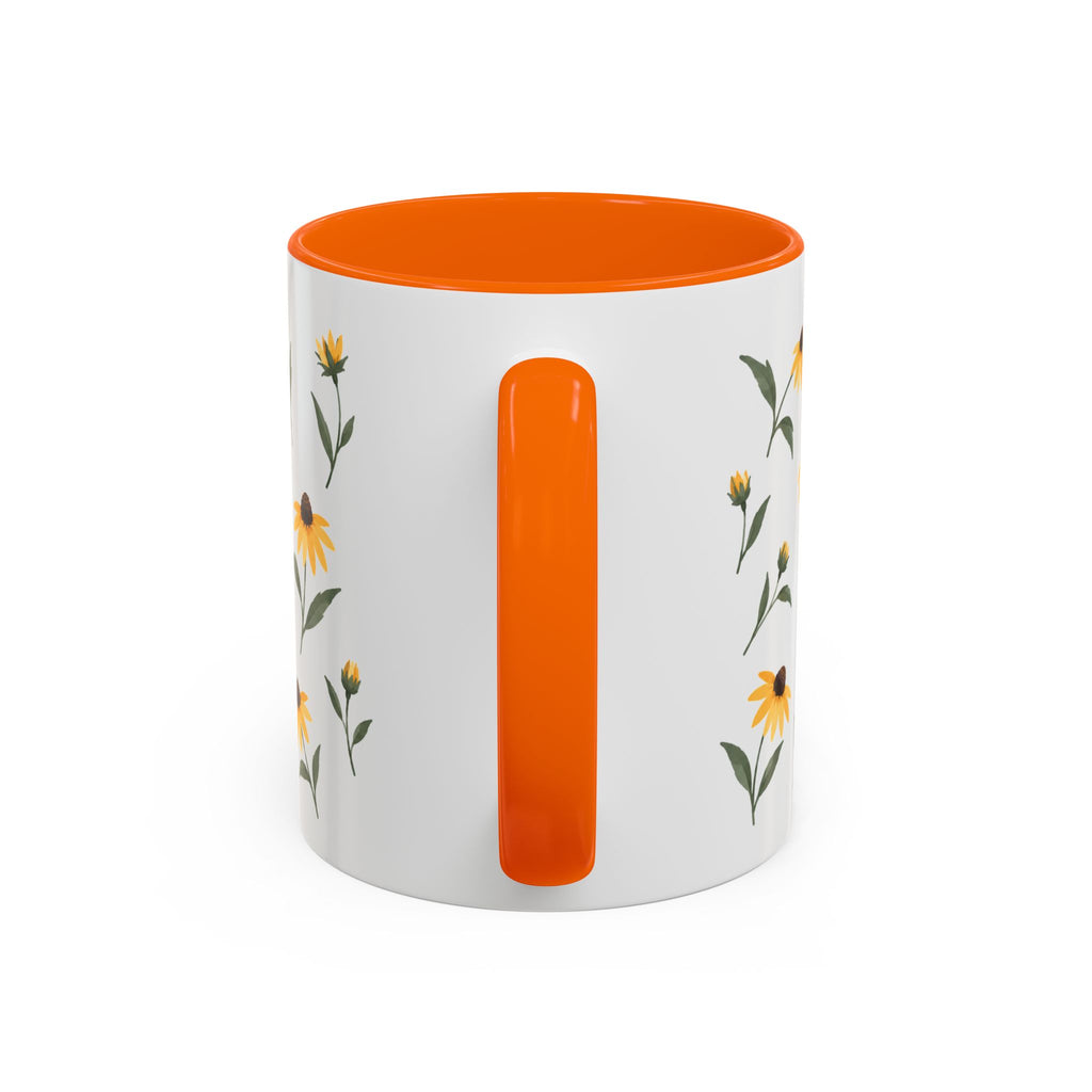 Maryland Black-eyed Susan Mug, State Flower Floral Coffee Cup, 11oz Botanical Gift