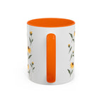 Maryland Black-eyed Susan Mug, State Flower Floral Coffee Cup, 11oz Botanical Gift