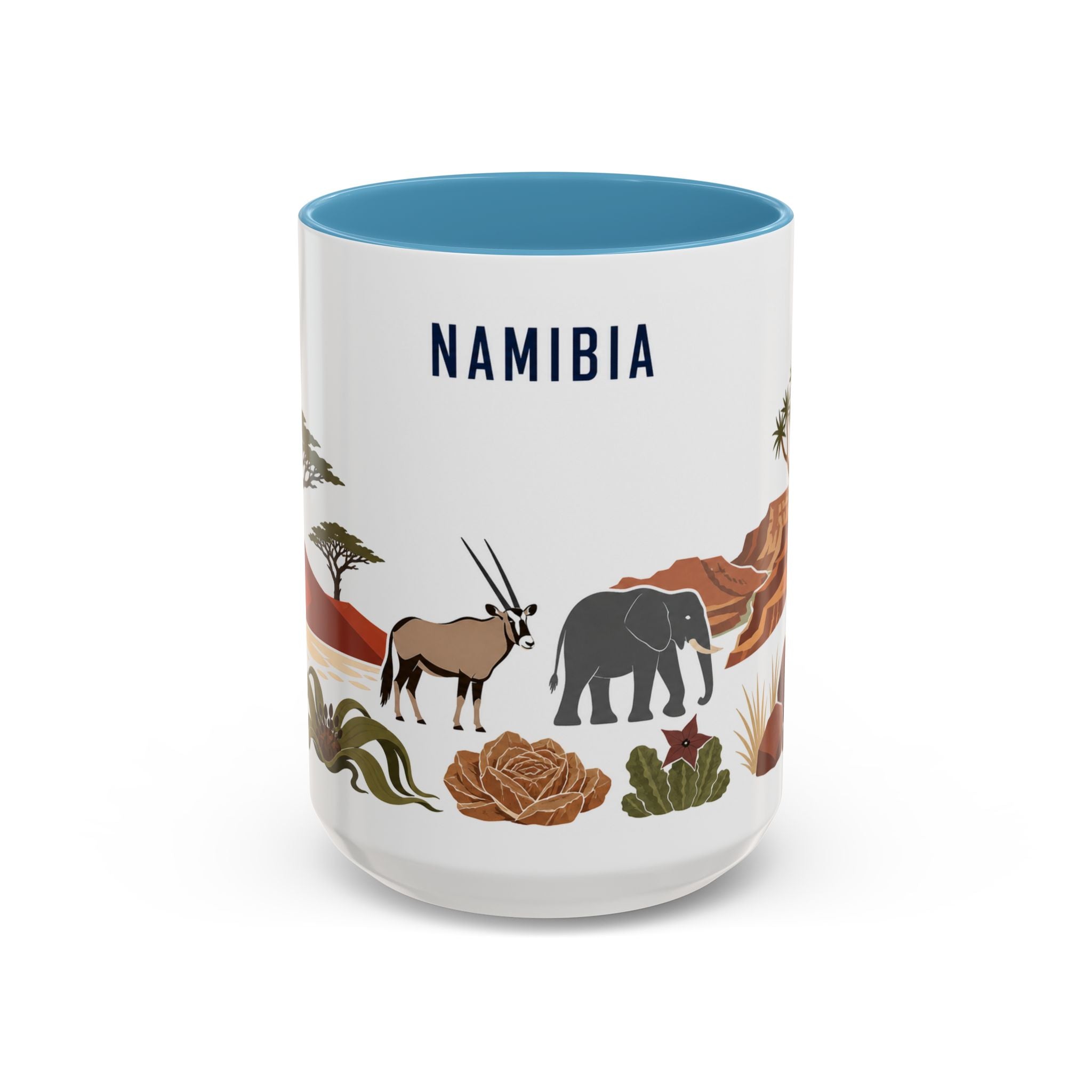 Namibia Coffee Mug | Travel Souvenir Accent Mug | Country Gift Ceramic Cup 11oz 15oz