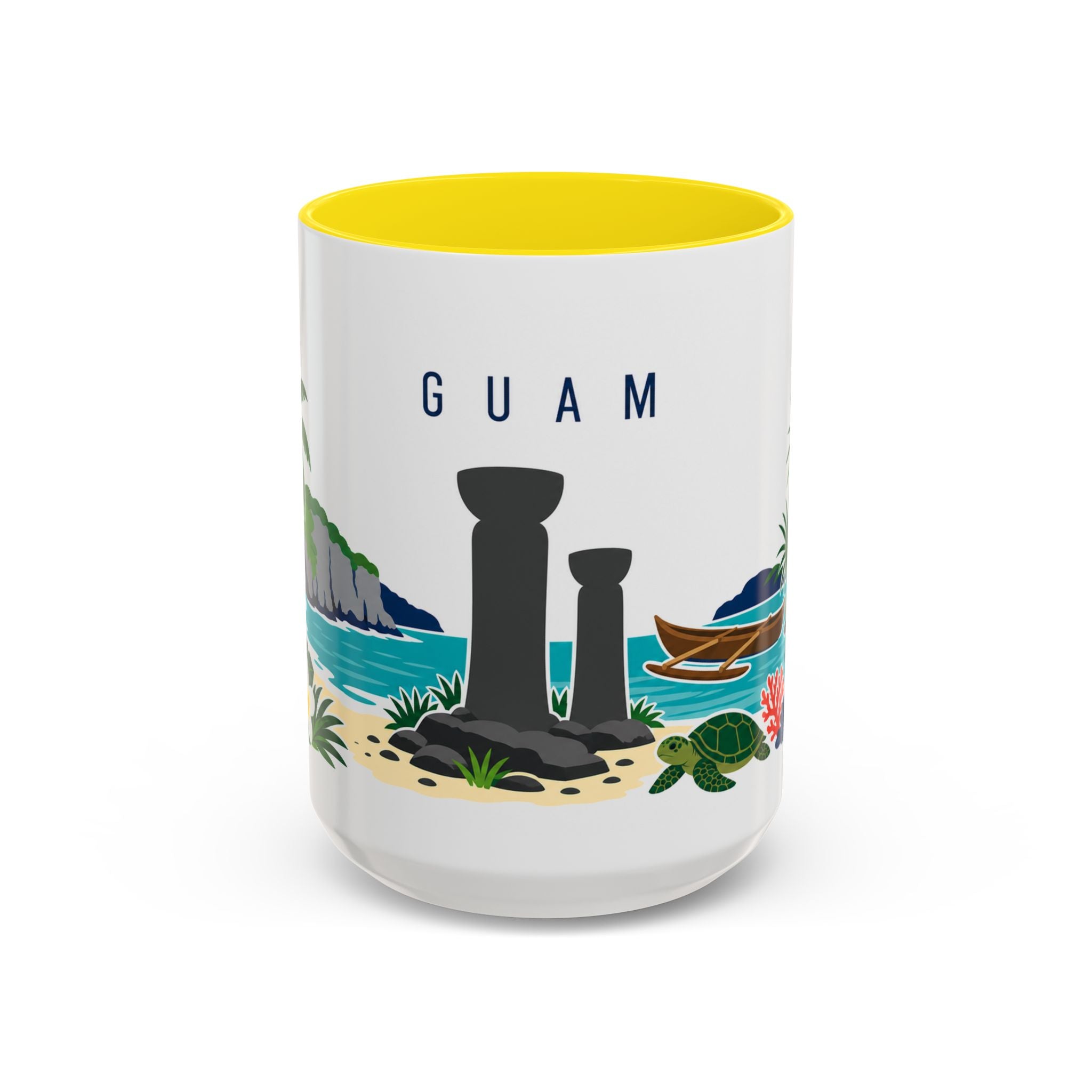 Guam Coffee Mug | Travel Souvenir Accent Mug | Country Gift Ceramic Cup 11oz 15oz