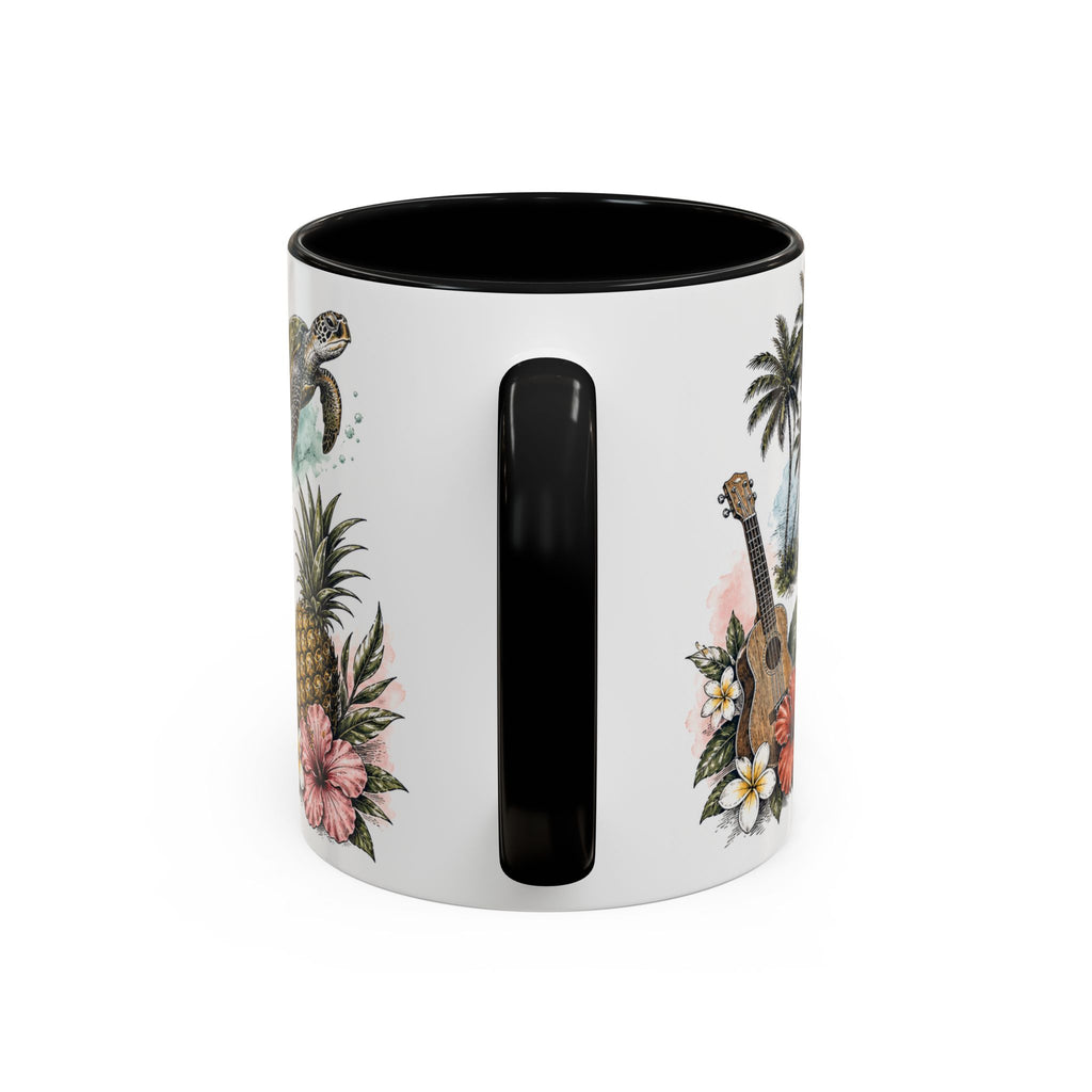 Honolulu Coffee Mug | United States Travel Souvenir | Vintage Illustrated City Gift | 11 oz 15 oz Accent Mug
