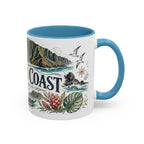 Na Pali Coast Mug, Hawaii Travel Souvenir, Bucket List Gift, Accent Ceramic Coffee Mug 11oz 15oz