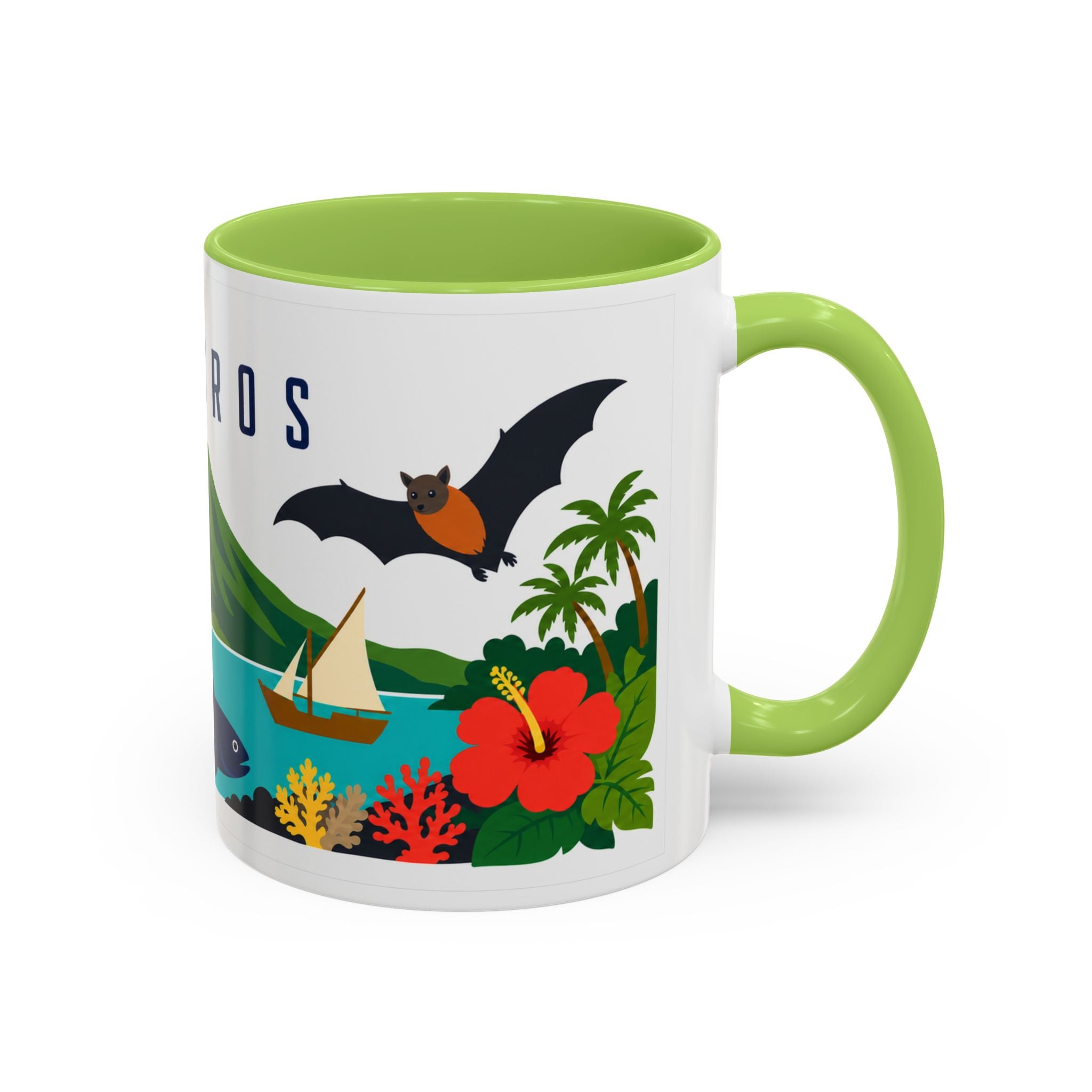 Comoros Coffee Mug | Travel Souvenir Accent Mug | Country Gift Ceramic Cup 11oz 15oz